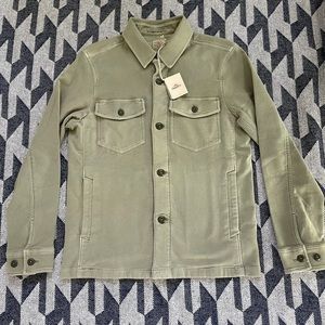 Faherty stretch terry shirt jacket